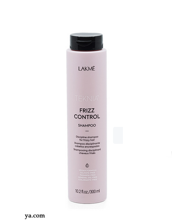 شامپو بدون سولفات ضدوز لاکمه Lakme سری Teknia مدل Frizz Control حجم 300میل