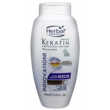 ماسک موهای فر هربال سری Phyto Keratin مدل Rizos حجم 400 میل