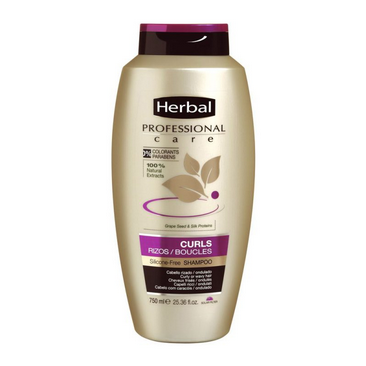 شامپو موهای فر هربال مدل Curls حجم 750 میل
