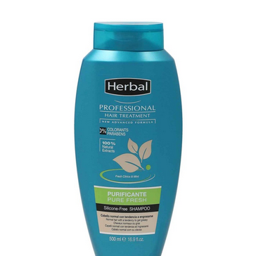 شامپو موهای چرب هربال مدل Pure Fresh حجم 500 میل