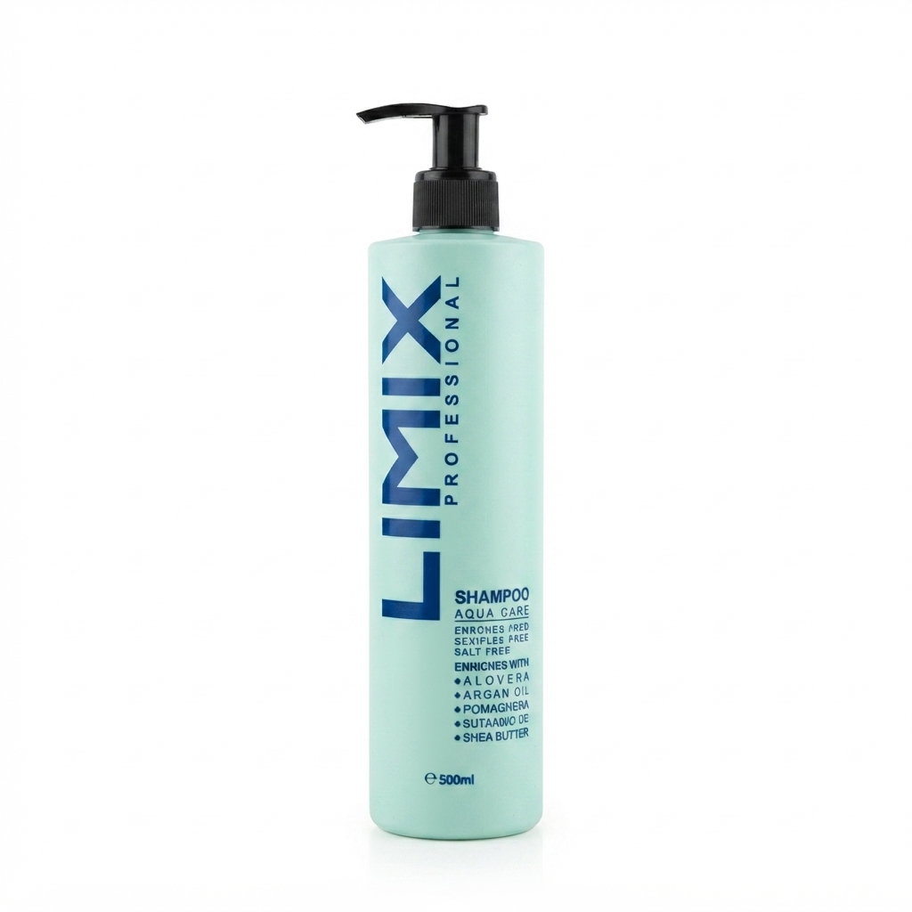 شامپو آبرسان مناسب موهای خشک و رنگ شده لیمیکس Limix حجم 500 میل