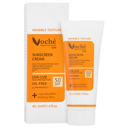 کرم ضد آفتاب پوست چرب بی رنگ SPF50