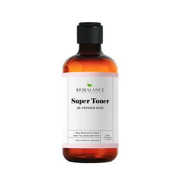 تونر پوست خشک بیو بالانس مدل Refresher Rose حجم 250ml